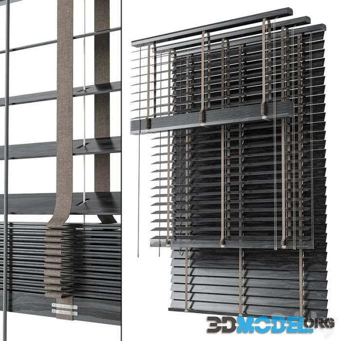Wooden blinds Set 23