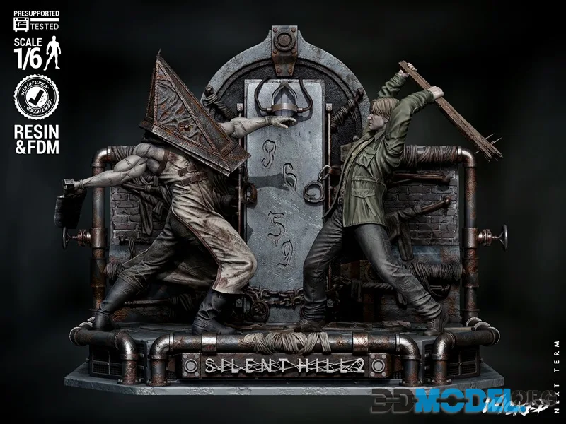 Wicked - Silent Hill 2 Diorama Diorama – Printable