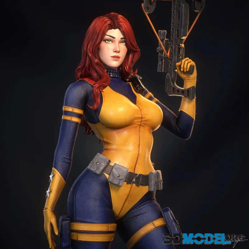 Abe3D - Scarlett NSFW Version – Printable