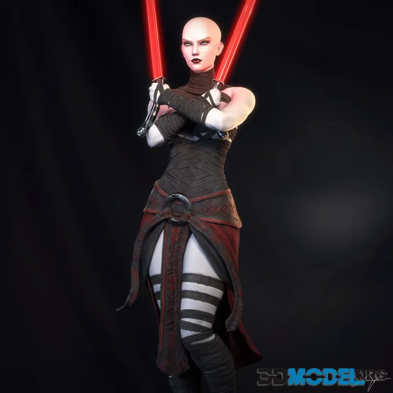 Abe3D - Asajj Ventress – Printable