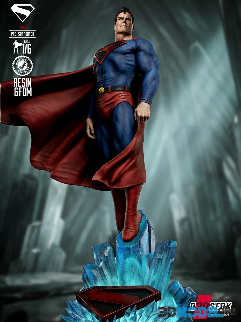 B3dserk - Superman Kingom Come Sculpture – Printable