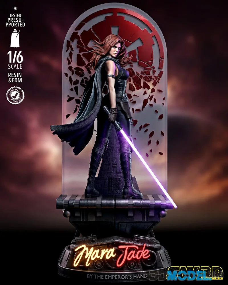 SW3D - Mara Jade Sculpture – Printable