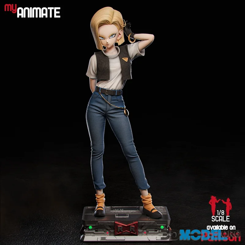 MyAnimate - Androide 18 – Printable