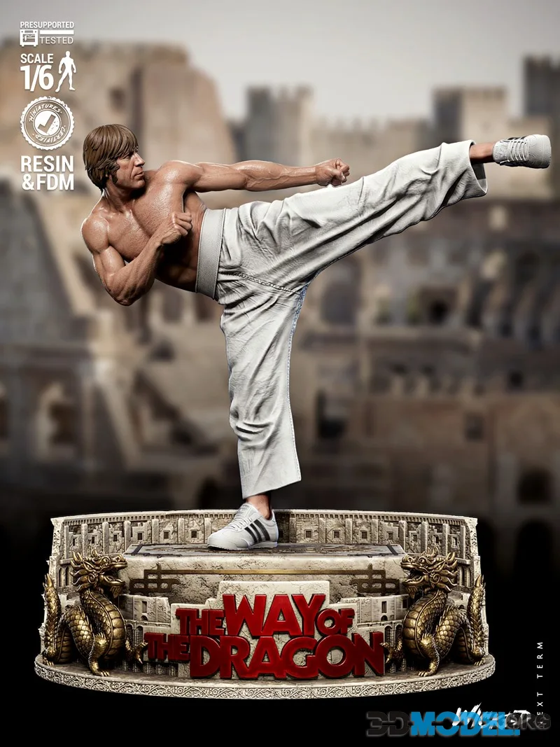 Wicked - Chuck Norris Sculpture – Printable