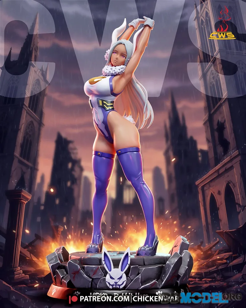 CW Studio - My Hero Acedemia - Mirko – Printable