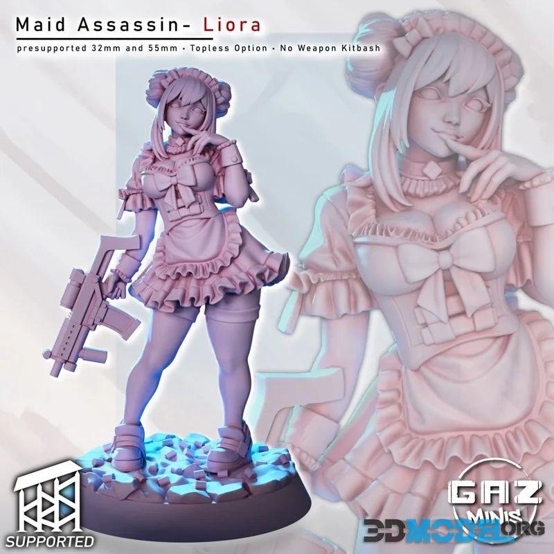Gaz Minis - Maid Assasin Liora – Printable