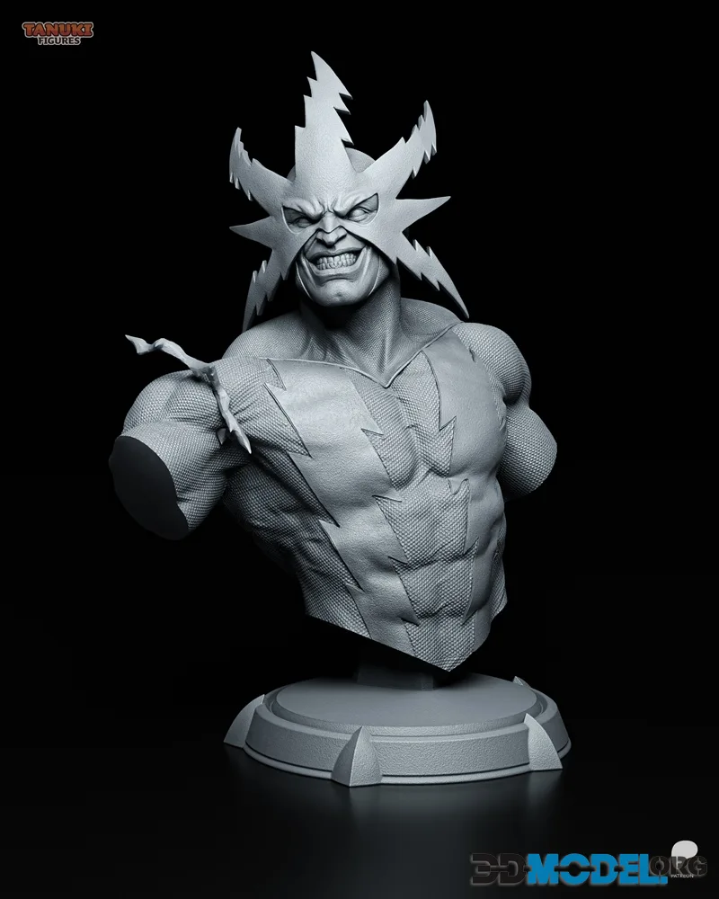 Tanuki Figures - Electro Bust – Printable