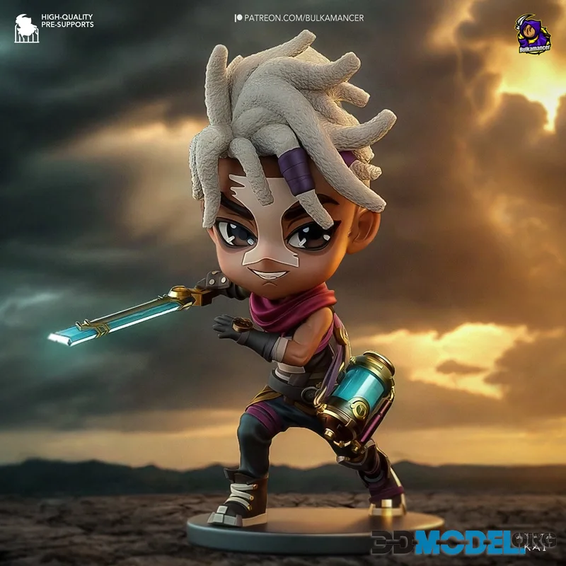 Bulkamancer Sculpts - Chibi Ekko – Printable