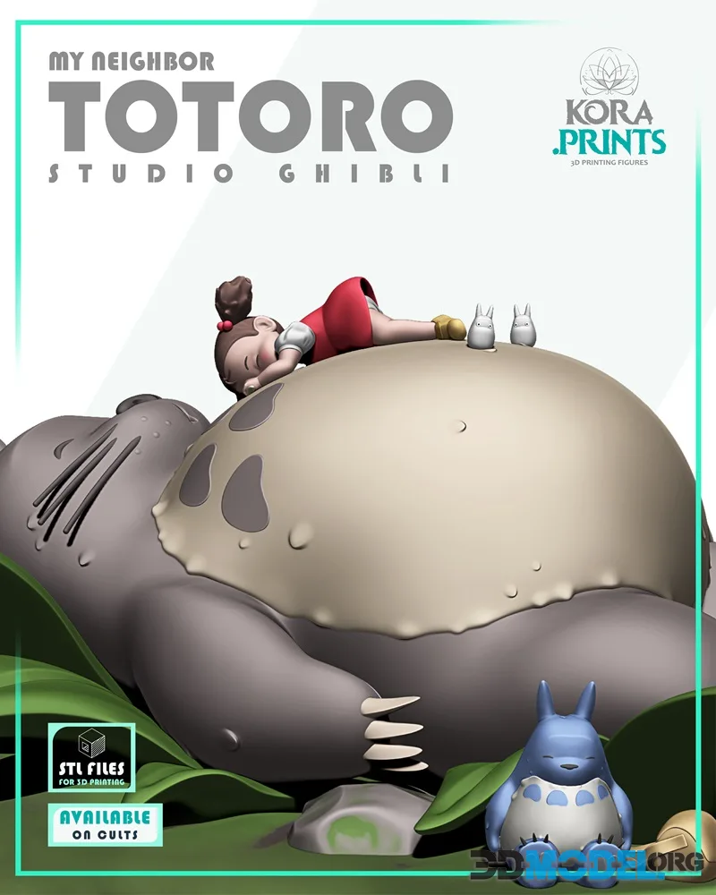 Totoro & Mei (My Neighbor Totoro) – Printable