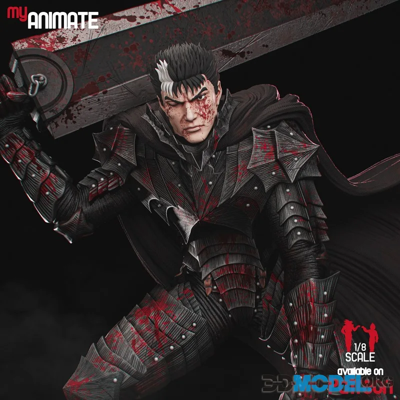 MyAnimate - Guts (Berserk) – Printable
