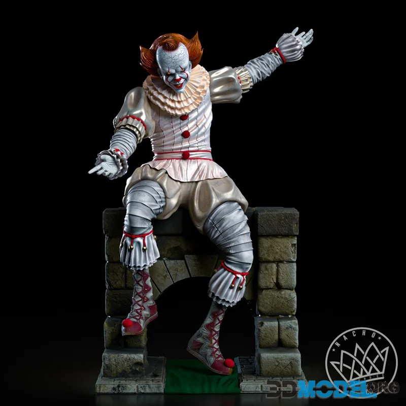 Pennywise from IT Statue – Printable