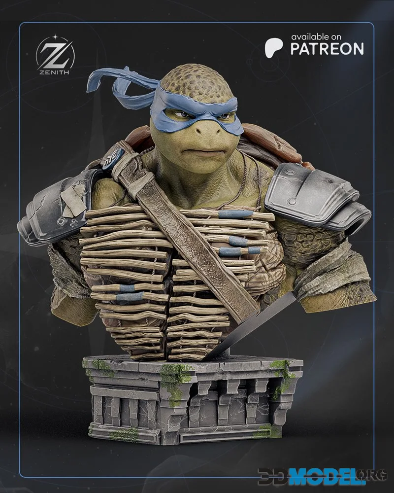 Zenith Studios - Leonardo Bust – Printable