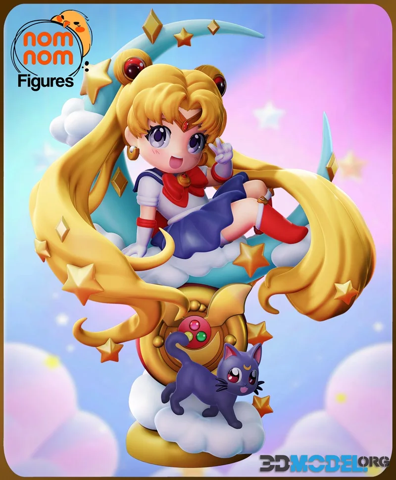 Nomnom Figures - Chibi Sailor Moon – Printable