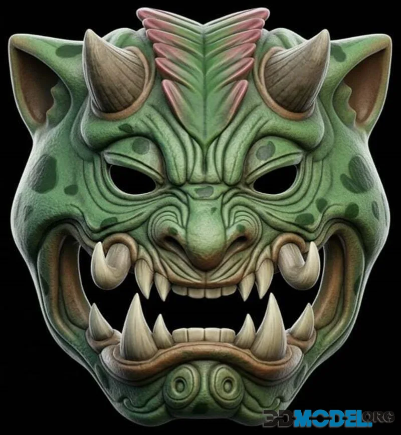 Venusaur Menpo Mask – Printable