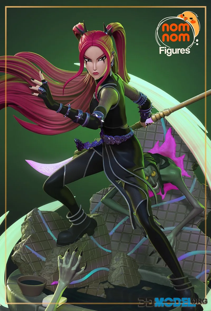 Nomnom Figures - Mira - Kpop Demon Hunters – Printable