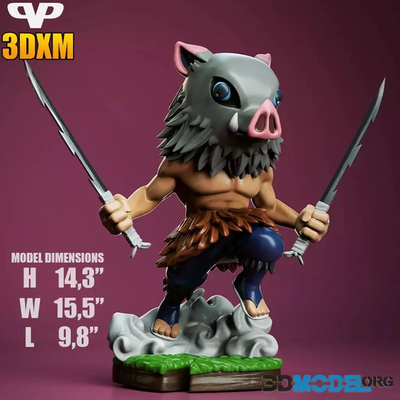 3DXM - Inosuke Chibi – Printable