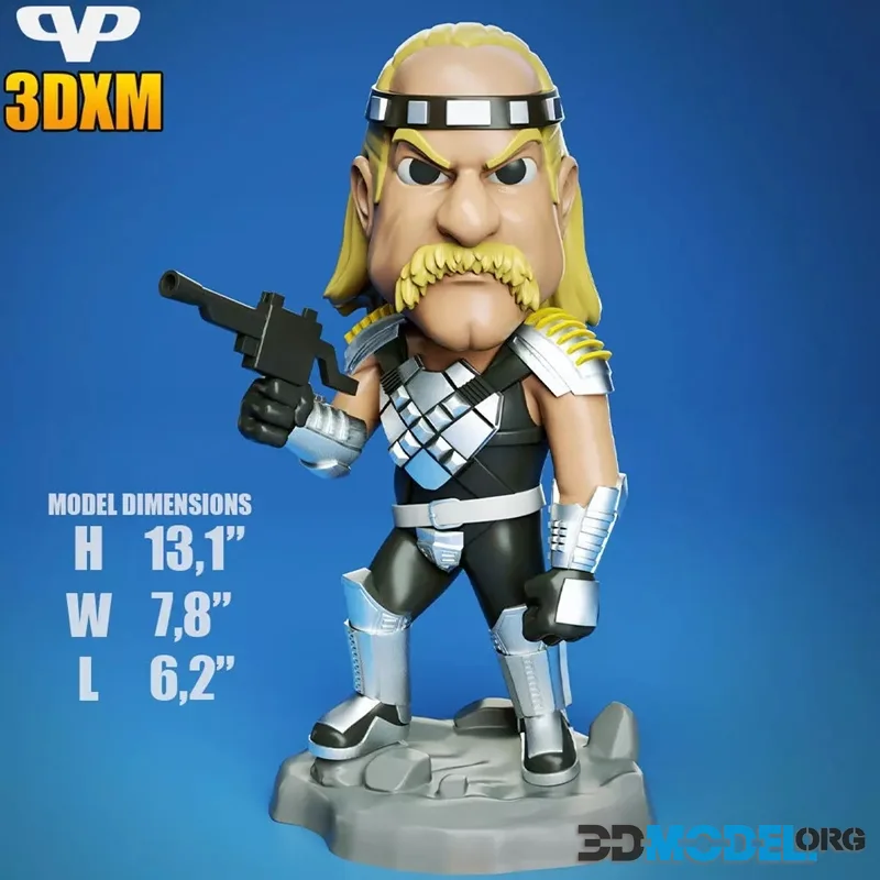 3DXM - Suburban Commando Chibi – Printable