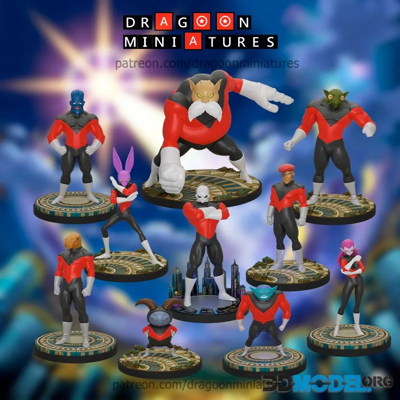Dragoon Miniatures - Term 38 - DBS Universe 11 – Printable