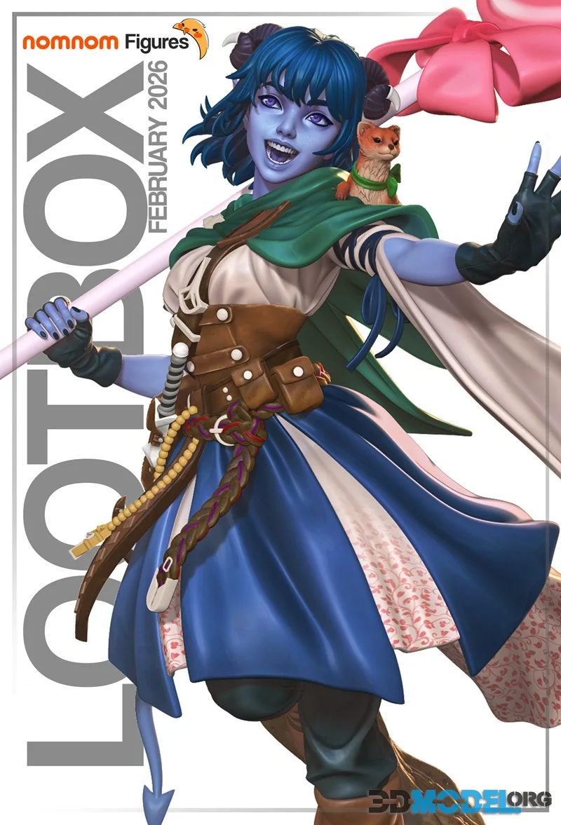 Nomnom Figures - Jester Lavorre - The Mighty Nein – Printable