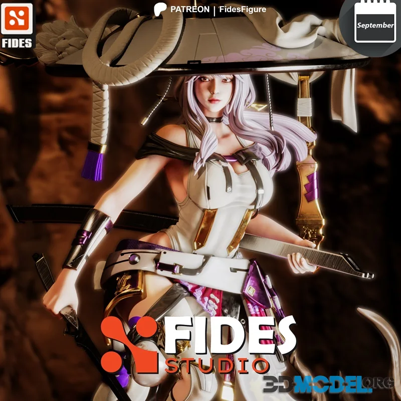 Fides Figure - Scarlet – Stellar Blade – Printable