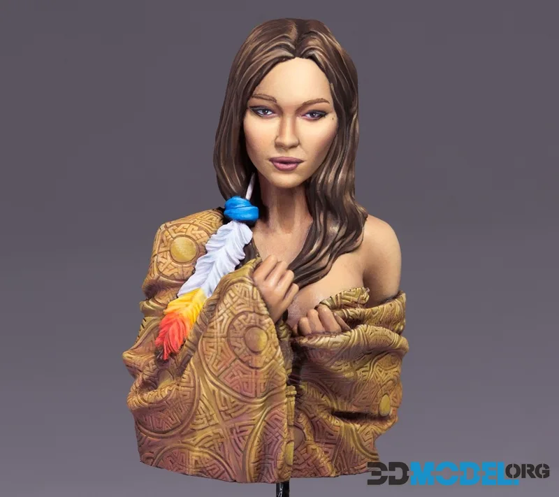 Ouroboros Miniatures - Kera Bust – Printable