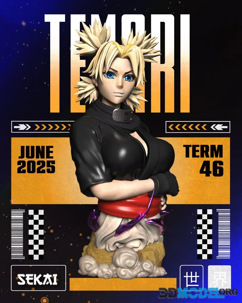 Sekai - Temari Bust – Printable