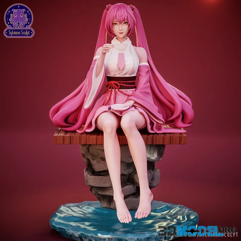 Sylviana Sculpt - Hatsune Miku Sakura – Printable