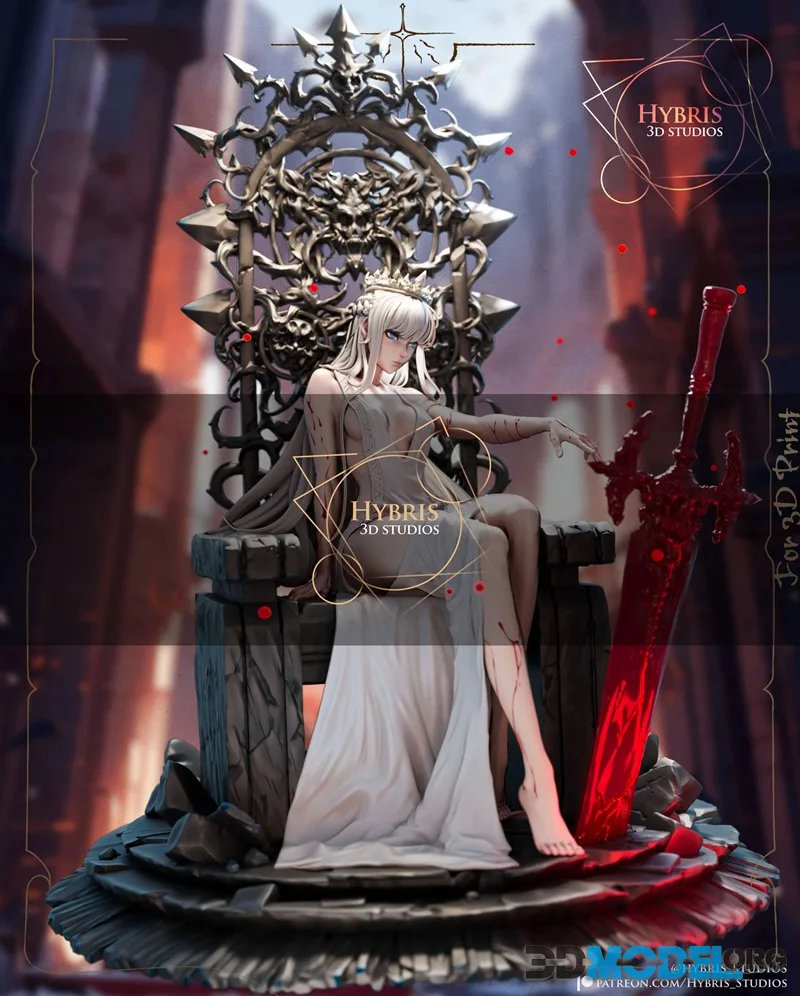 Hybris Studios - Tearful Queen – Printable