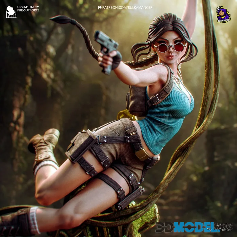 Bulkamancer Sculpts - Lara Croft (Tomb Raider) – Printable