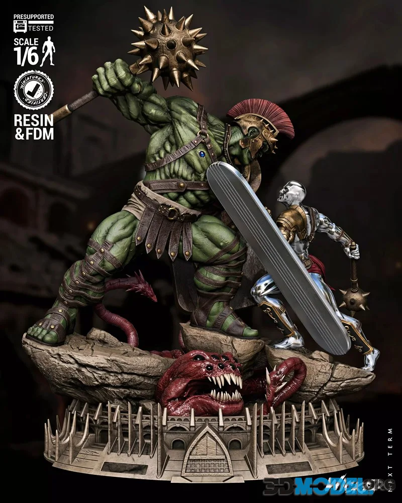 Wicked - Planet Hulk Diorama – Printable