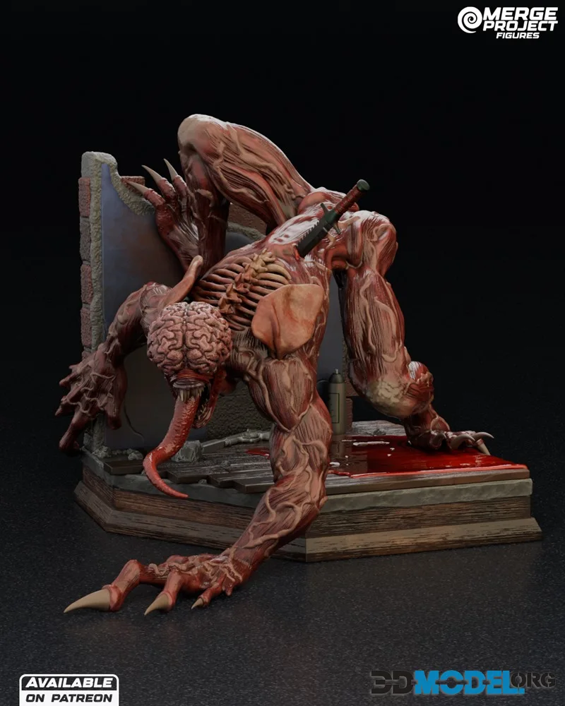 Merge Project Figures - Licker - Resident Evil – Printable