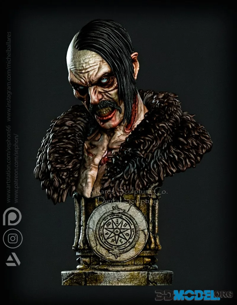 Nosferatu Bust By Creative Geek MB – Printable