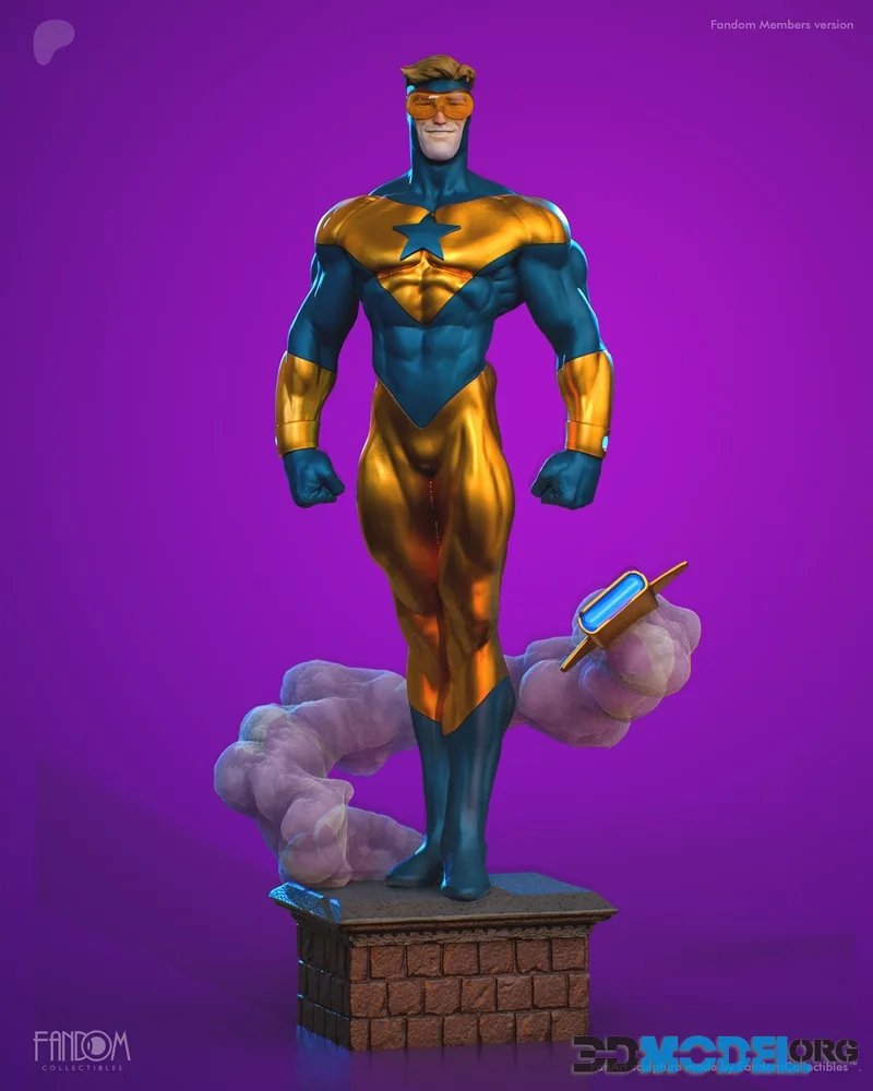 Fandom Collectibles - Booster Gold – Printable