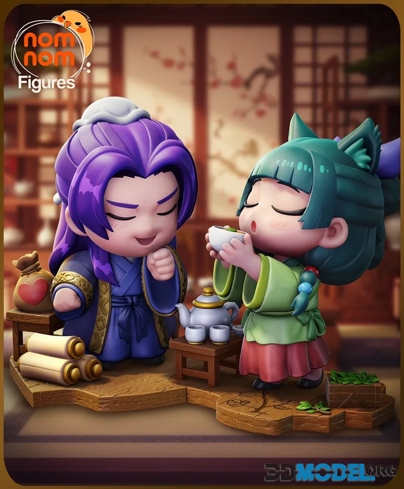 Nomnom Figures - Chibi Jinshi - The Apothecary Diaries – Printable