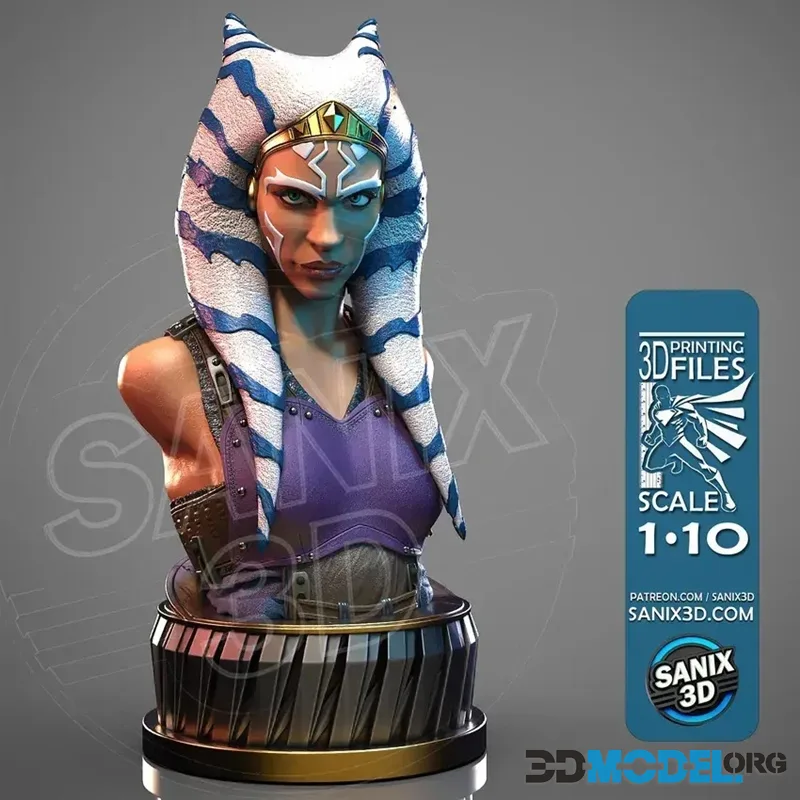 Sanix - Ashoka Bust – Printable