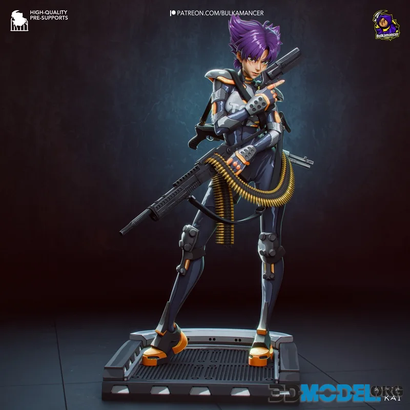 Bulkamancer Sculpts - Konoko – Printable