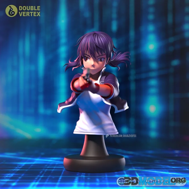 Double Vertex - Uezono Minami - EX-ARM Bust – Printable