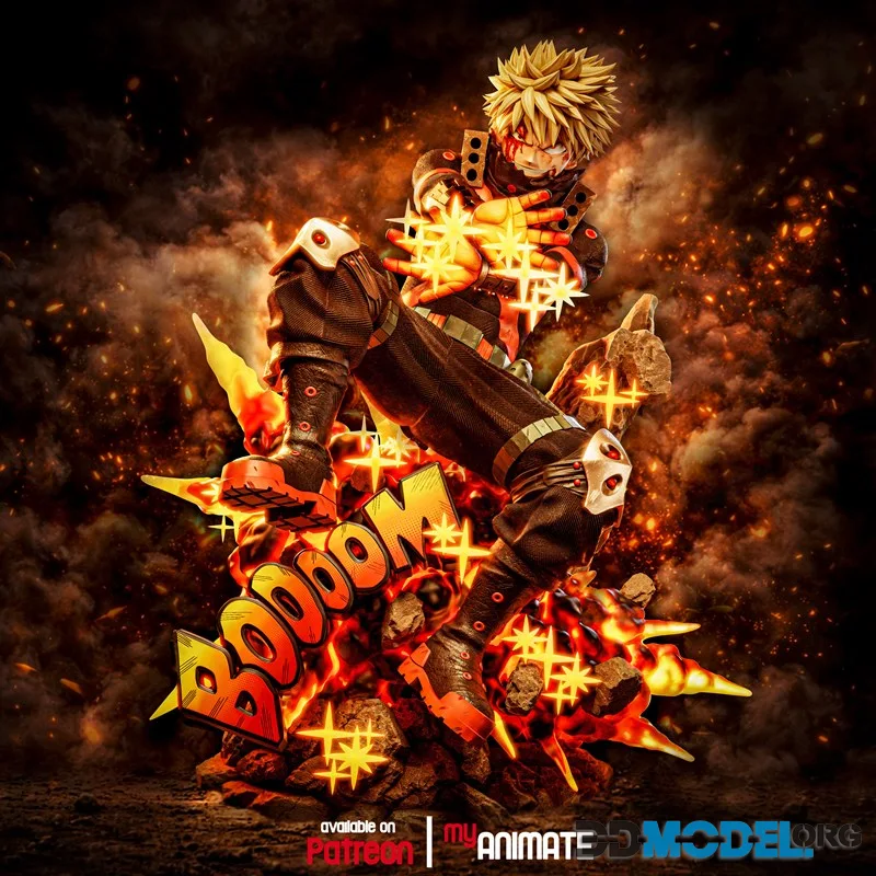 MyAnimate - Bakugo – Printable