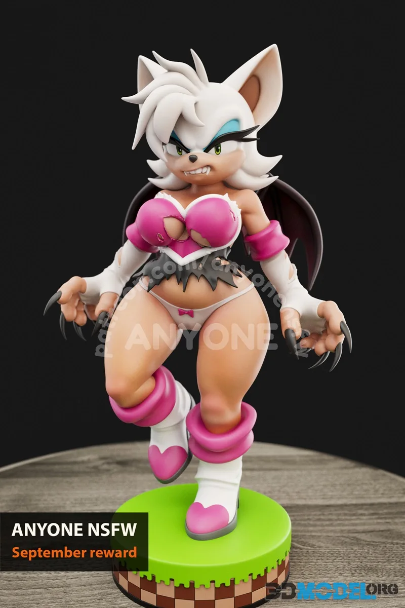 AnyoneNSFW - Rouge The Bat – Printable