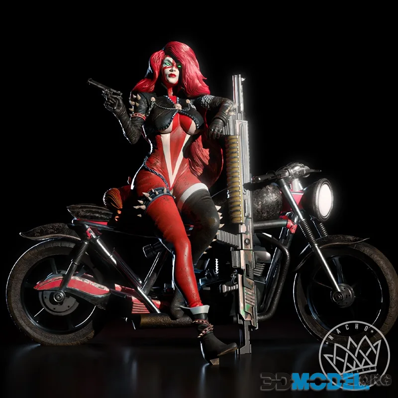Nacho CG - Fan Art - She-spawn Statue – Printable