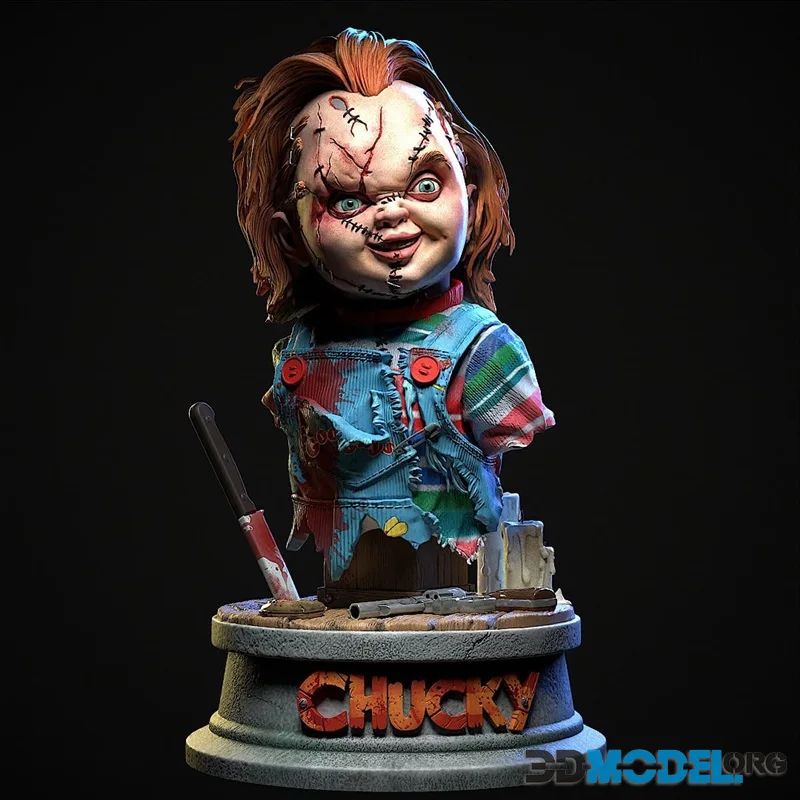 Stepanov Sculpts - Chucky Bust – Printable