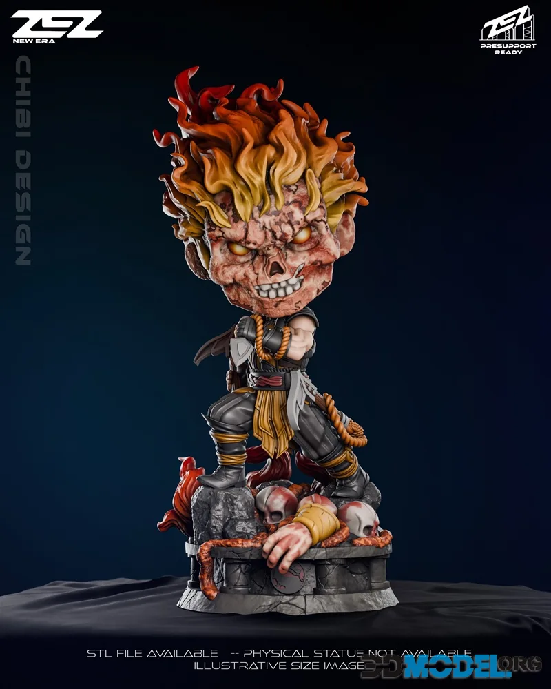 ZEZ Studio - Scorpion Chibi – Printable