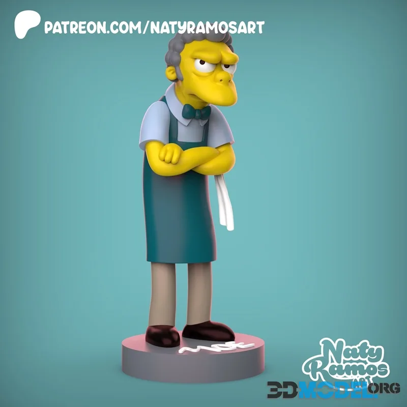 Naty Ramos - The Simpsons - Moe – Printable