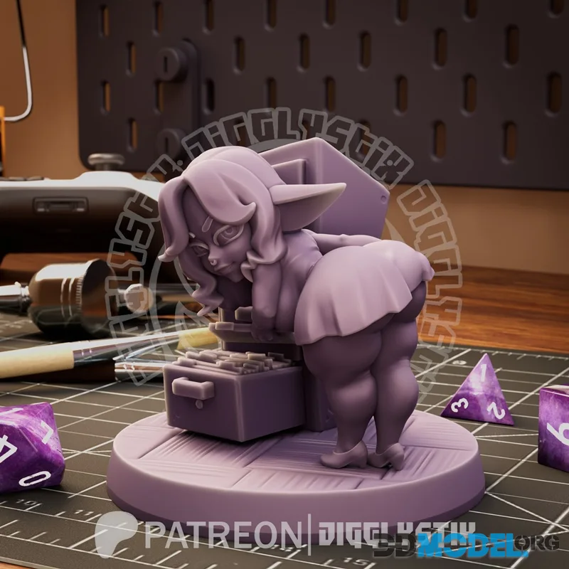 Jigglystix - Filing Cabinet Goblin – Printable