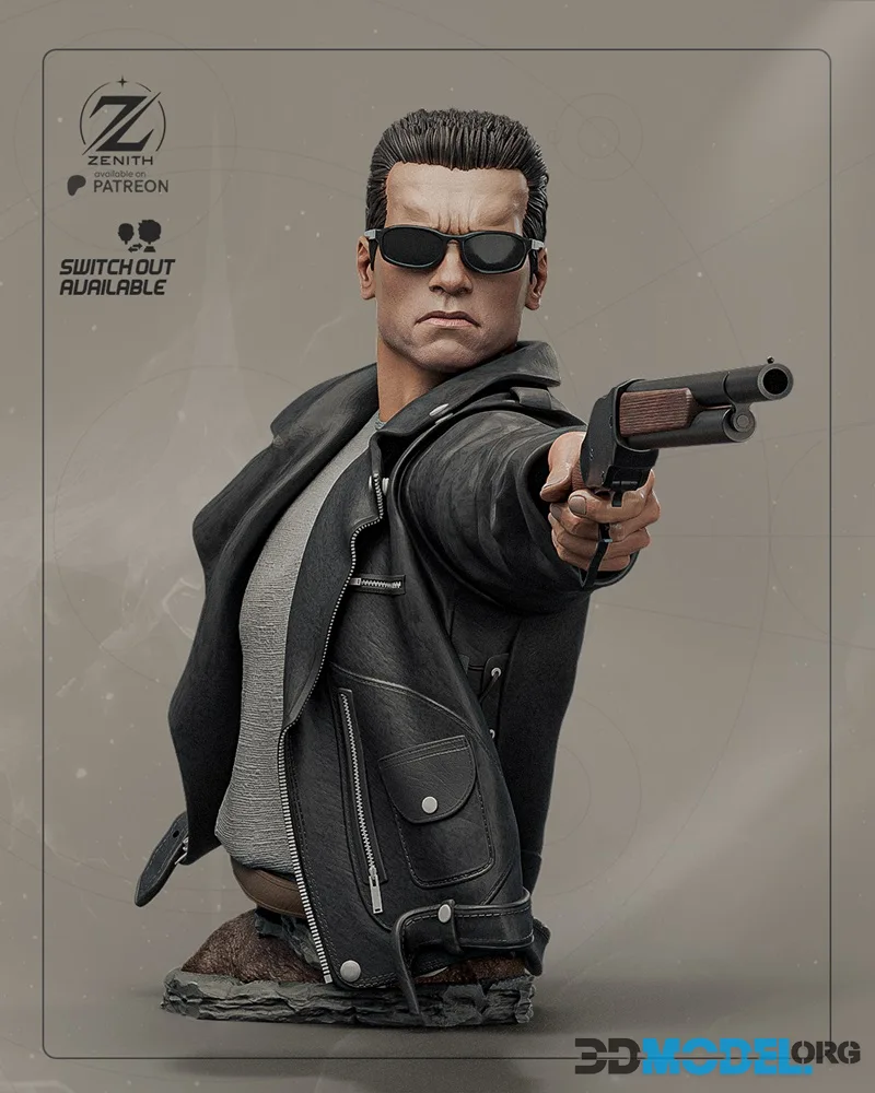 Zenith Studios - Terminator Bust – Printable
