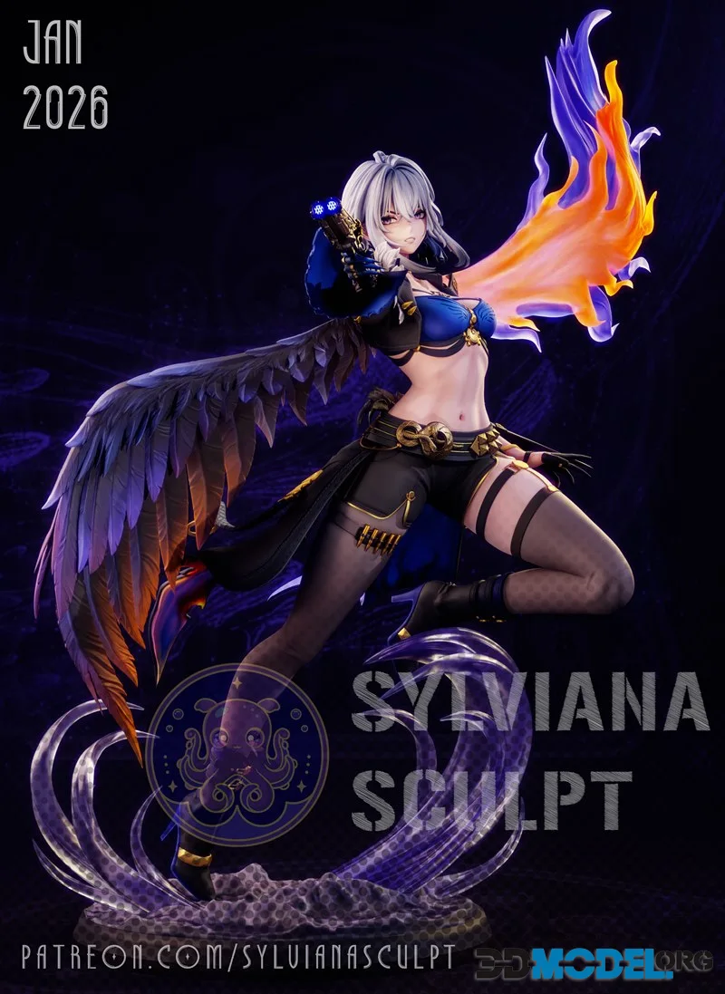 Sylviana Sculpt - Wuthering Waves - Galbrena – Printable
