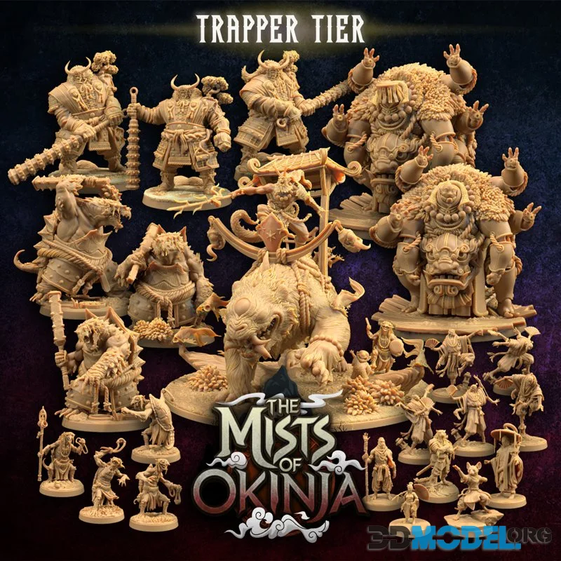 The Dragon Trappers Lodge - Mists of Okinja - Trapper Tier January 2026 – Printable