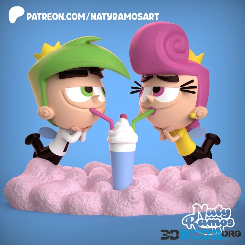 Naty Ramos - Cosmo y Wanda – Printable