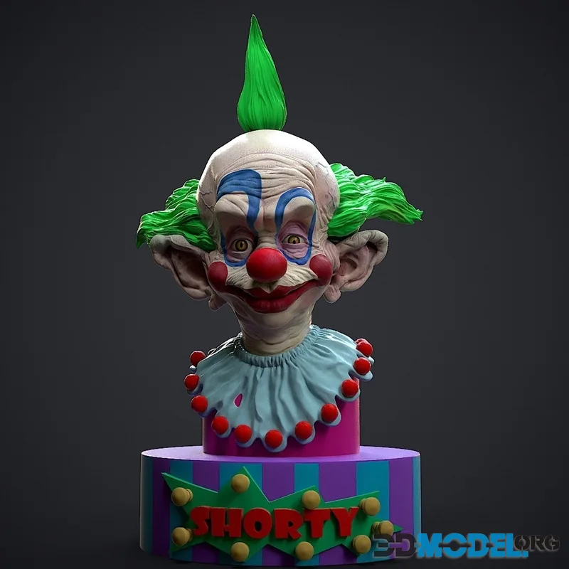 Diklichart - Shorty (Killer Klowns from Outer Space) Bust – Printable