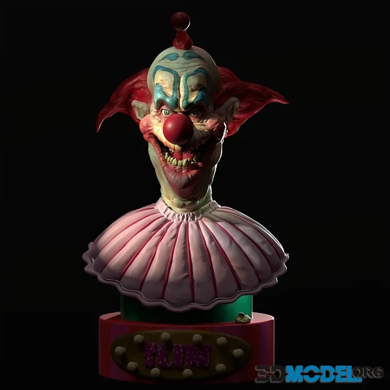 Diklichart - Slim (Killer Klowns from Outer Space) Bust – Printable
